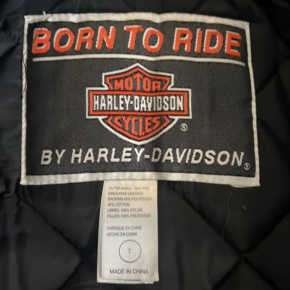 Youth Harley Davidson coat - Picture 7 of 9